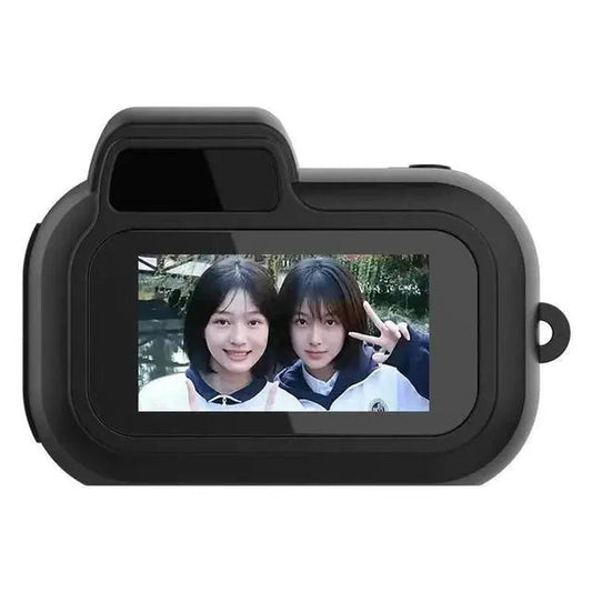 Mini Slr-Shaped 1080P Pocket DV Camera – Portable Body Cam, Action Camera with Display Screen, Loop Recording, & Filters